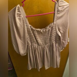 Pink Lily Puff Sleeve Top